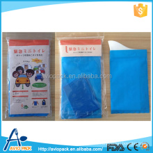 Disposable airplane travel sickness bag medical vomit bag with super absorbent pad